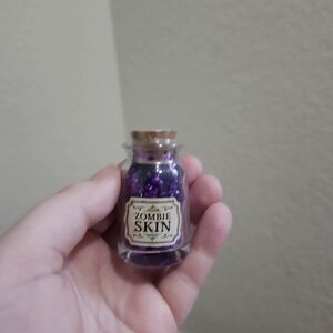 Halloween Decor Bottle‎ Purple Glitter